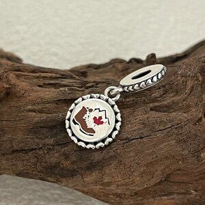 Pandora Canadian Rockies Mountain climbing S925 Silver Dangle Charm